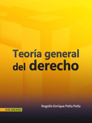 cover image of Teoría general del derecho